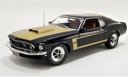 Miniature Ford Mustang 1/18 ACME Boss 429 Prougeotype noire/gold 1969 Ford Mustang 1/18 ACME Boss 429 Prougeotype noire/gold 1969 miniature