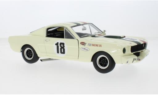 Miniature Shelby GT 350 1/18 ACME Ford Mustang R blanche/rouge No.18 1965 1:18 Shelby GT 350 1/18 ACME Ford Mustang R blanche/rouge No.18 1965 1:18 miniature