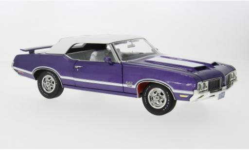 Oldsmobile 442 1/18 ACME W-30 Cabriolet violette 1970 1:18 miniature