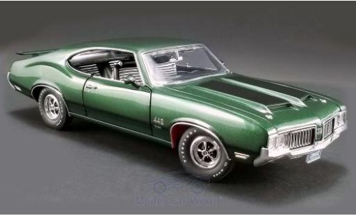 Miniature Oldsmobile 442 1/18 ACME W-30 metallise verte/noire 1970 Oldsmobile 442 1/18 ACME W-30 metallise verte/noire 1970 miniature