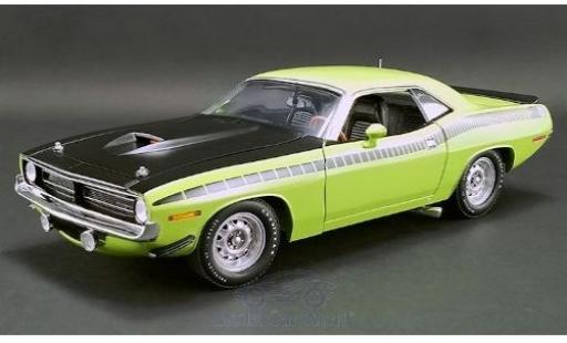 Miniature Plymouth Barracuda 1/18 ACME AAR verte/matt-noire 1970 Plymouth Barracuda 1/18 ACME AAR verte/matt-noire 1970 miniature