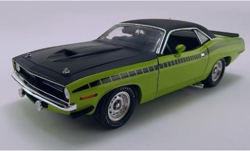 Miniature Plymouth Barracuda 1/18 ACME AAR verte/matt-noire 1970 mit Vinyldach Plymouth Barracuda 1/18 ACME AAR verte/matt-noire 1970 mit Vinyldach miniature