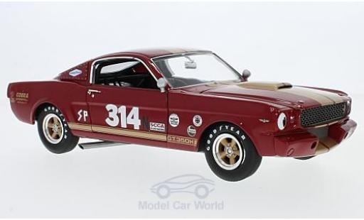 Miniature Shelby GT 1/18 ACME 350H rouge/gold 1966 Rent A Racer No.314 Shelby GT 1/18 ACME 350H rouge/gold 1966 Rent A Racer No.314 miniature