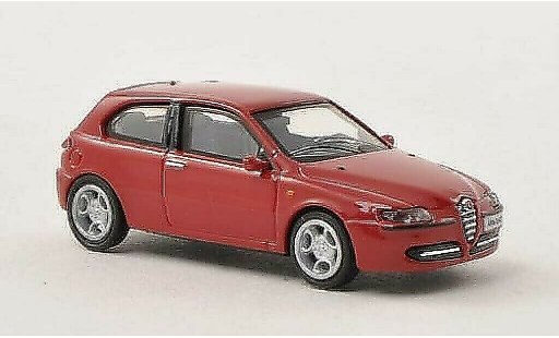 Alfa Romeo 147 berlina 1/87 Busch rouge 3-Turer 2001 miniature