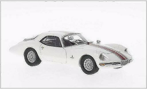 Alfa Romeo Giulia TZ2 1/43 Kess Coupe Pinninfarina blanche avec roten bandes 1965 miniature