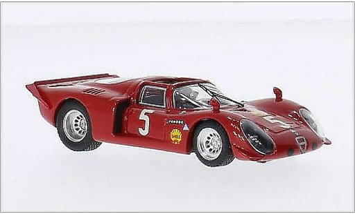 Alfa Romeo 33.2 spyder 1/43 Best No.5 Montlhery 1969 /G.Verrier miniature