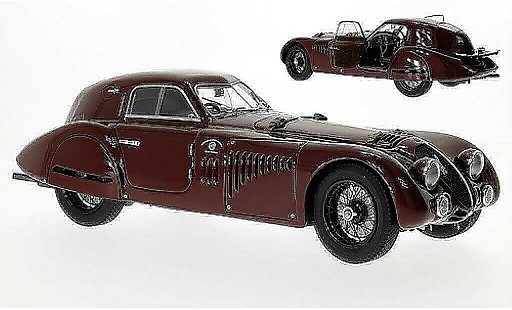 Alfa Romeo 8C 2900 b mm roadster 1/18 CMC Speciale Touring Coupe rouge 1938 miniature