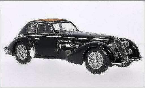 Alfa Romeo 8C 2900 b mm roadster 1/18 Minichamps 2900B Lungo noire RHD 1938 miniature