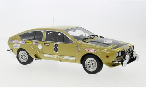 Alfa Romeo Alfetta 1/18 Lucky Step Models GT Gr.2 Rally 4 Regioni 1975 #8 F.Svizzero/G.Masetto 1:18 miniature