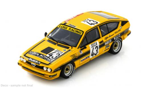 Alfa Romeo GT 1/43 Spark V 6 24h Spa 1982 #43 M.Micangeli/G.Francia 1:43 miniature