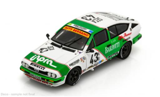 Alfa Romeo GT 1/43 Spark V 6 24h Spa 1984 #43 D.Suster/P.Witmeur 1:43 miniature