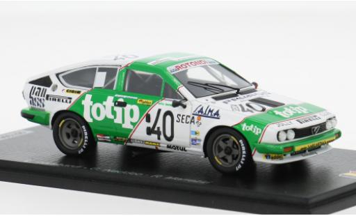 Alfa Romeo GT 1/43 Spark V6 24h Spa 1983 #40 L.Lombardi/G.Naddeo 1:43 miniature