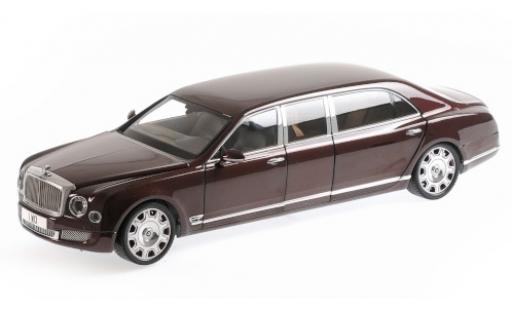 Miniature Bentley Mulsanne 1/18 Almost Real Grand Limousine by Mulliner rouge/rouge 2017 y compris les set de wagon porte-conteneurs Bentley Mulsanne 1/18 Almost Real Grand Limousine by Mulliner rouge/rouge 2017 y compris les set de wagon porte-conteneurs miniature
