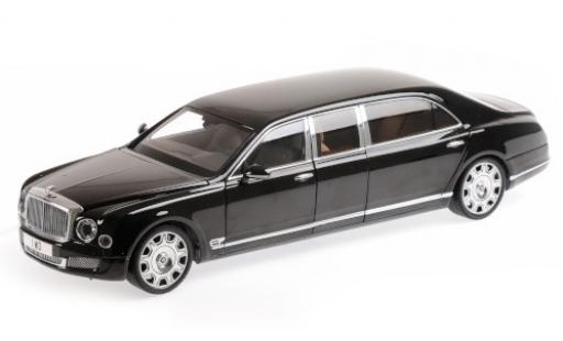 Miniature Bentley Mulsanne 1/18 Almost Real Grand Limousine by Mulliner noire 2017 Bentley Mulsanne 1/18 Almost Real Grand Limousine by Mulliner noire 2017 miniature
