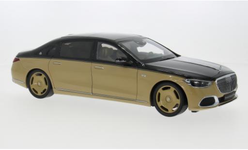 Miniature Mercedes Classe S 1/18 Almost Real (Z 223) beige/noire 2021 1:18 Mercedes Classe S 1/18 Almost Real (Z 223) beige/noire 2021 1:18 miniature