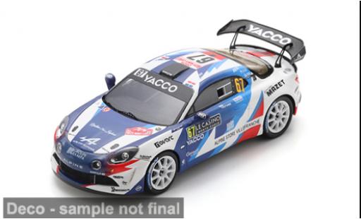 Alpine A110 1/43 Spark Rally RGT Rally Monte Carlo 2025 #67 R.Astier/D.Giraudet 1:43 miniature