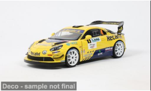 Alpine A110 1/18 Solido RGT Rally du Mont Blanc 2025 #4 M.Fuster/D.Fuentes 1:18 miniature
