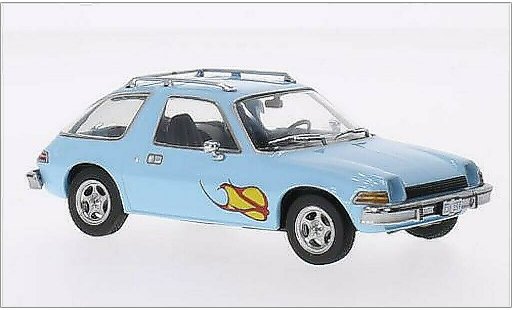 AMC Pacer berline 1/43 Greenlight bleu/Dekor 1977 miniature