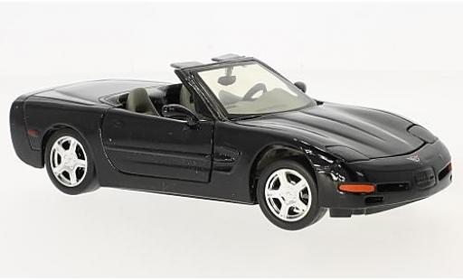Miniature Chevrolet Corvette 1/24 Motormax Cabriolet (C5) noire 1998 Chevrolet Corvette 1/24 Motormax Cabriolet (C5) noire 1998 miniature