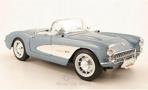 Chevrolet Corvette C1 1/18 Motormax metallise bleue 1957 miniature