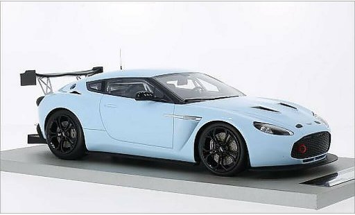 Aston Martin V12 Zagato coupe 1/18 Tecnomodel Zagato Race Presseversion bleu miniature