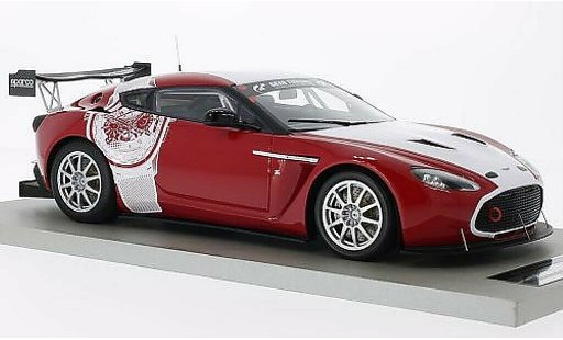Aston Martin V12 Zagato coupe 1/18 Tecnomodel Zagato Test Version Nurburgring 2011 miniature