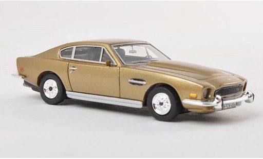 Aston Martin V8 saloon 1/87 Neo gold LHD 1980 miniature