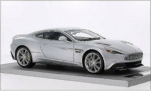 Aston Martin Vanquish coupe 1/18 Tecnomodel grise miniature