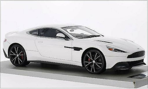 Aston Martin Vanquish coupe 1/18 Tecnomodel blanche miniature