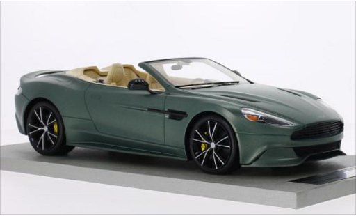 Aston Martin Vanquish volante 1/18 Tecnomodel mat-verte miniature