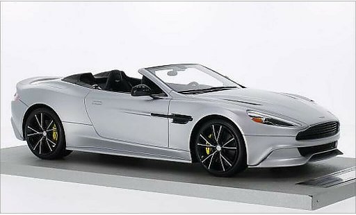 Aston Martin Vanquish volante 1/18 Tecnomodel mat-grise 2014 miniature