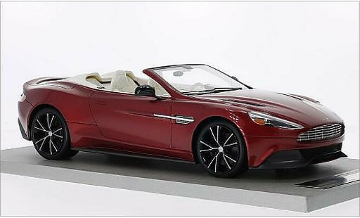 Aston Martin Vanquish volante 1/18 Tecnomodel rouge 2014 miniature