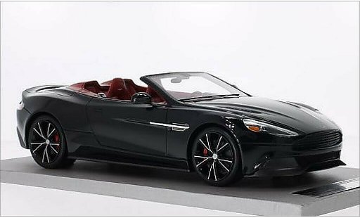 Aston Martin Vanquish volante 1/18 Tecnomodel noire miniature