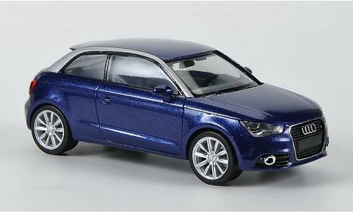 Audi A1 citadine 1/87 Herpa bleu 2010 miniature