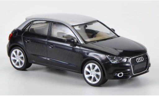 Audi A1 sportback 1/87 Herpa noire/grise miniature