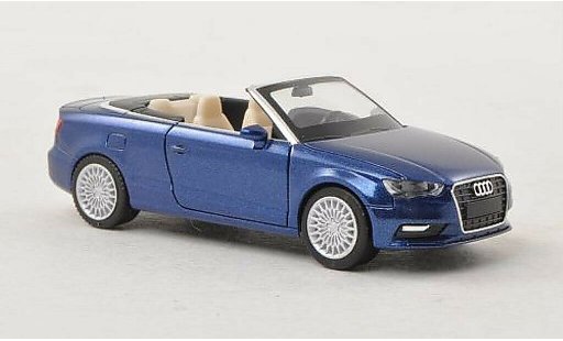 Audi A3 cabriolet 1/87 Herpa bleu miniature