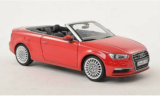 Audi A3 cabriolet 1/43 Herpa rouge miniature
