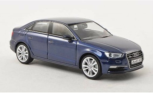 Audi A3 berline 1/43 Herpa bleu miniature