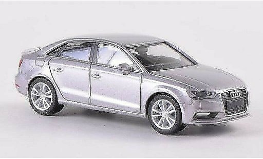 Audi A3 berline 1/87 Herpa grisegrise 2013 miniature