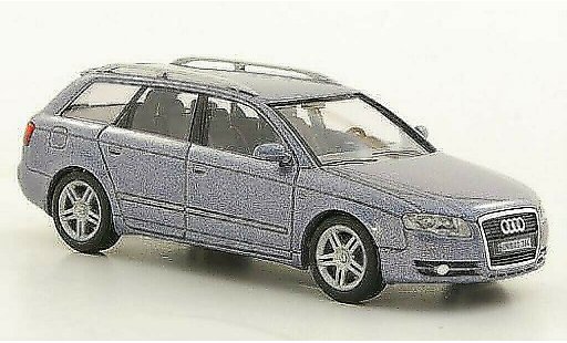 Audi A4 avant 1/87 Busch grise-bleu Facelift 2005 miniature