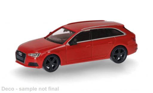 Audi A4 1/87 Herpa Avant rouge 1:87 miniature