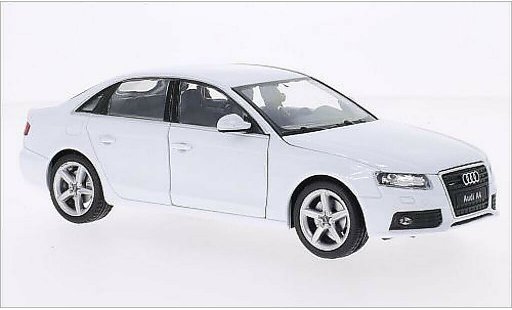 Audi A4 berline 1/24 Welly blanche 2009 miniature