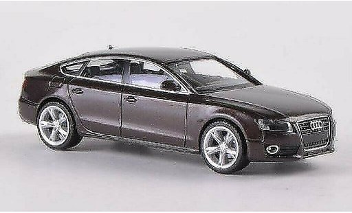 Audi A5 sportback 1/87 Herpa met-.marron miniature