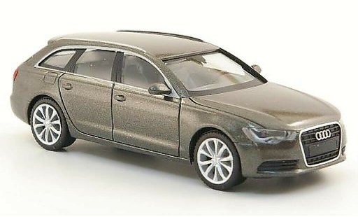 Audi A6 avant 1/87 Herpa (C7) grise 2011 miniature