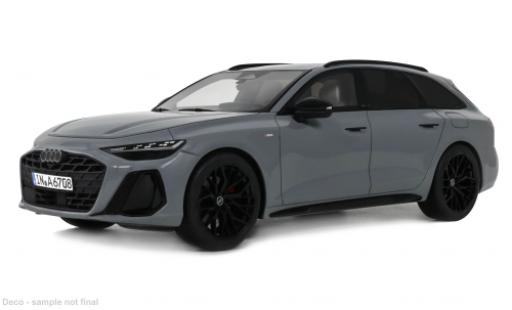 Audi A6 1/18 Ottomobile Avant E-Hybrid Quattro grise 2025 1:18 miniature