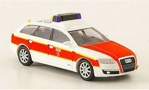Audi A6 secours 1/87 Busch Avant Pompiers Dusseldorf miniature