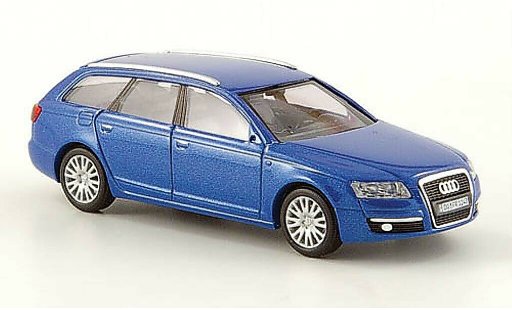 Audi A6 avant 1/87 Busch bleu CMD 2004 miniature