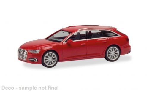 Audi A6 1/87 Herpa Avant rouge 1:87 miniature