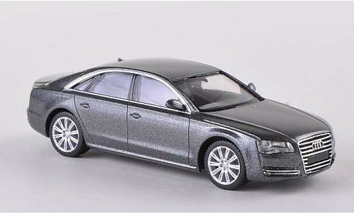 Audi A8 berline 1/87 Herpa (D4) grise 2012 miniature