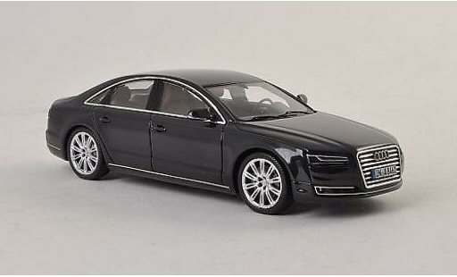 Audi A8 berline 1/43 Spark bleu 2014 miniature